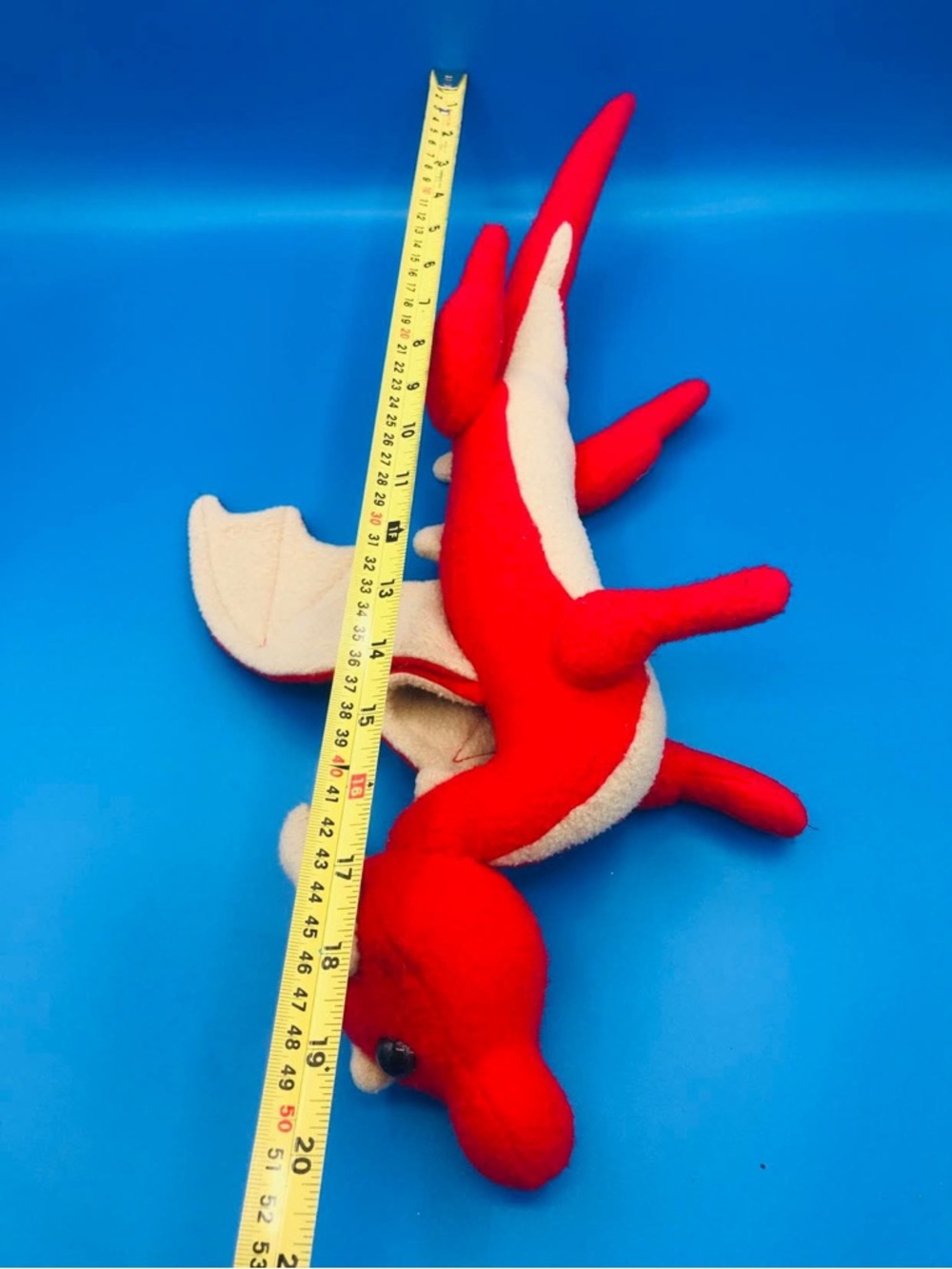 Ty Beanie Buddy SCORCH THE DRAGON 18" Large Plush - Picture 6 of 6
